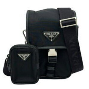 Prada ReNylon shoulder Crossbody Messenger black